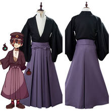 NEW anime Cosplay costume Hakama Pants Cosplay Tsukasa Yugi Kendo Costume Toilet-Bound Hanako-kun Samurai Kimono Set men outfit 2024 - buy cheap