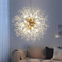 Lustre moderno de cristal, luminária pendente com luzes led, lustre cristal de iluminação para decoração de sala de jantar e sala de estar 2024 - compre barato