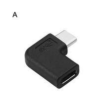 2 предмета в комплекте, прямоугольный разъем (под углом 90 градусов), USB 3,1 Type C для подключения к женскому USB-C конвертер адаптер для смартфона Samsung S9 S8 Note 9 2024 - купить недорого