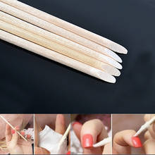 100pc/pack Nail Art Wood Stick Double-sided Remover Cuticle Pusher Nail Dead Skin Professional Orange Sticks For Manicure 2024 - buy cheap