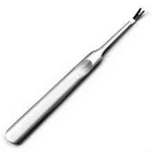 1pc Professional Stainless Steel Dead Skin Fork Manicure Pedicure Nail Art Tool Cuticle Pusher 2024 - buy cheap