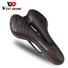 Shock Absorbing Hollow Bicycle Saddle Anti-skid GEL PU Extra Soft Mountain Bike Saddle MTB Road Cycling Seat Bicycle Accessories 2024 - buy cheap