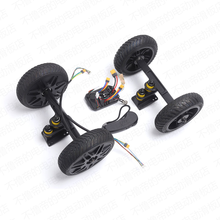 DIY Four Wheel Electric Scooter 6.5inch Rubber Wheel Off Road Hub Motor Assembly Power Electric Skateboard Motor Set 2024 - buy cheap