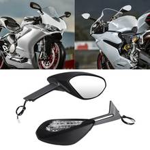 Зеркала указателя поворота для мотоцикла Ducati 1299 Panigale S 2015-2016 959 S Panigale 2016, зеркала с указателями поворота 2024 - купить недорого