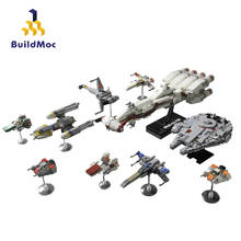 Buildmoc Raum Wars Movie Series Rebellion Starfighter X-y Spaceship Military Fighter Technical  Building Block Model Toy Gift 2024 - buy cheap