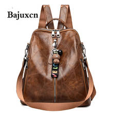 Bags for Women 2022 High Quality PU Leather Women Bag Retro Female Bag Multifunction Ladies Bags Bolsa Feminina Mochila Mujer 2024 - buy cheap