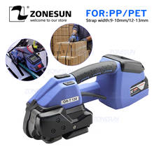 ZONESUN Strapping Machine 110v or 220v ORT 130 Battery Powered Plastic Strapping Tool Machine 2024 - buy cheap
