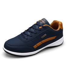 Размера плюс мужские кроссовки, мужские кроссовки, мужская кожаная спортивная обувь из искусственной кожи, мужские кроссовки, спортивная синяя корзина для обуви, GME-0044 2024 - купить недорого