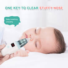 Aspirador Nasal eléctrico para bebé, limpiador de nariz con ventosa para el cuidado del bebé recién nacido, equipo de corte seguro e higiénico para niño 2024 - compra barato