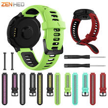 Silicone Watchband Strap for Garmin Forerunner 220 230 235 620 630 735/735XT Smart Watch Band for Garmin Approach S20 2024 - buy cheap