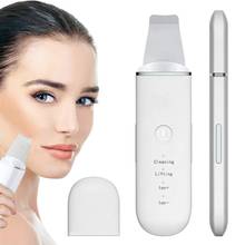Ultrasonic Skin Scrubber Facial Cleaner Ion Acne Blackhead Remover Peeling Shovel Cleaner Facial Massager Face Lift Machine 2024 - buy cheap