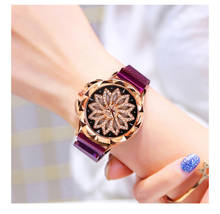 Fashion Women Rose Gold Flower Rhinestone Wrist Watches Luxury Casual Female Quartz Watch Relogio Feminino Drop Shipping 2024 - buy cheap