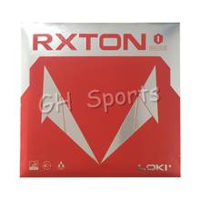 LOKI RXTON1 ITTF Approved Semi Sticky Table Tennis Rubber Hard Sponge Ping Pong Rubber Fast Attack Red Pingpong Rubber 2024 - buy cheap