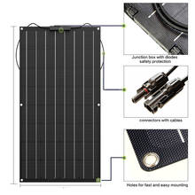 ETFE Flexible Solar panel 18V 100W Boat Caravan Battery RV Motorhome Charge 2024 - buy cheap