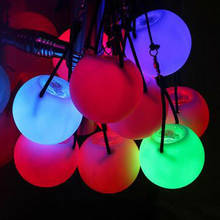 POI-luces LED de varios colores para danza del vientre, accesorio de mano profesional, guirnalda para fiesta, decoración de boda, resistente al agua 2024 - compra barato