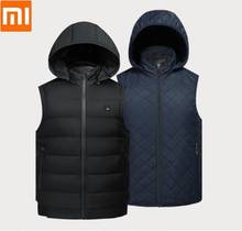 Xiaomi pma grafeno aquecimento lazer colete casal infravermelho forro de armazenamento de calor aquecimento para baixo jaqueta inverno homens mulher colete quente 2024 - compre barato