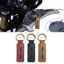 For Suzuki GSR GSR125 GSR250 GSR400 GSR600 GSR750 Models Motorcycle Keychain Cowhide Key Ring 2024 - buy cheap