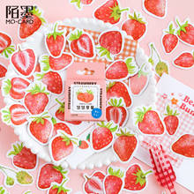 45pcs Lovely Strawberry Shape Diary Mini Japanese Cute Box Stickers Set Scrapbooking Cute Flakes Journal Stationery 2024 - buy cheap