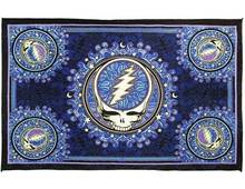 New Large 3D Blue Steal Your Face Grateful Dead Tapestry Gift Wall Hanging 2024 - buy cheap