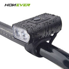 HONEVER Bicycle Front Light USB Rechargeable Waterproof MTB Handlebar Flashlight Portable  Smart Bike Accessories 2024 - buy cheap