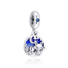 Ckk raposa & coelho encantos 925 original ajuste pandora pulseiras de prata esterlina charme contas para fazer jóias grânulo kralen perle 2024 - compre barato