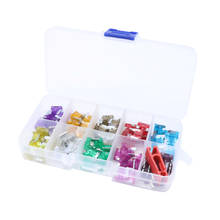 100Pcs Car Boat Mini Blade Fuse Set 3A 5A 7.5A 10A 15A 20A 25A 30A 35A 40A 2024 - buy cheap