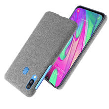 Slim Cloth Texture Cover For Samsung Galaxy A40 Case Fabric Ultrathin Antiskid Anti-fall Capa for Samsung A40 A 40 SM-A405FN/DS 2024 - buy cheap