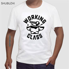 Camisetas de algodón personalizadas para hombre, camisa de trabajo de Metal, martillo de yunque, herrero, talla europea, sbz363 2024 - compra barato