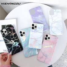 Luxury IMD Silicon Cover Soft Case For iPhone 11 12 13 Pro Max SE 2020 7 8 6 6s Plus XR X XS MAX Laser Marble Phone Case 2024 - buy cheap