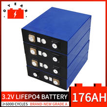 Batería Lifepo4 de 3,2 v, 176AH, 180AH, 12V, 24V, 48V, 176Ah, no 200AH, 280AH, célula de litio, fosfato Solar, hierro, UE, EE. UU., libre de impuestos, 16 Uds. 2024 - compra barato