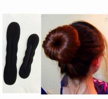 4Pcs/Set Women Magic Foam Sponges Styling Hair Clip Device Donut Quick Messy Bun Curler Hairstyle Hairs Clips Twist Maker Tools 2024 - buy cheap
