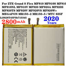 Li3823T43P3h715345 For ZTE Grand S Flex /MTC 835F / MF 920 920A 920S 920TS 920V 920VS 920W+ 910S 910L 910NL 910V Battery 2800mAh 2024 - buy cheap
