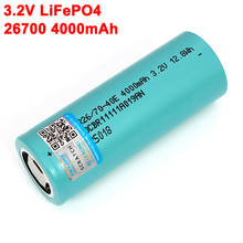 Bateria lifepo4 de 3.2v, 26700 mah, descarga contínua máxima 5c, bateria de alta potência para carro elétrico, armazenamento de energia para scooter 2024 - compre barato