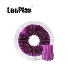 LeoPlas 1kg 1.75mm Transparent Clear Grape Purple PETG Filament For 3D Printer Consumables Printing Supplies Plastic Material 2024 - buy cheap