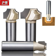 HUHAO 1pcs 1/2" Shank Double Edging Router Bits for wood flat bottom cutter Tungsten Carbide Woodworking tools milling cutter 2024 - compra barato