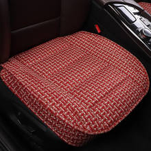 Linen Car Seat Covers Four Seasons Auto Seat Cushion Protector Front Rear Seat Cover Anti-slip Automobiles Seat Cover Universal 2024 - buy cheap