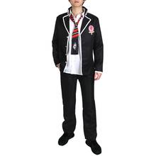 Disfraz de Anime Ao no Exorcist Blue Exorcist Okumura Rin Okumura Yukio, conjunto completo de uniforme escolar, chaqueta + Pantalones + cinturones + corbata 2024 - compra barato