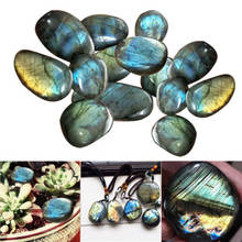 Polished Quartz Labradorite Handicraft Fish Tank Decorating Stone Healing Stone Natural Crystal Moonstone Raw Gemstone Ornament 2024 - buy cheap