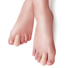 Atacado de protetor de joanetes de silicone, 20 peças = 10 pares, protetor de joanete, hálux valgus, bandagem dos dedos, separadores de dedos, manicure, separador de telefone 2024 - compre barato