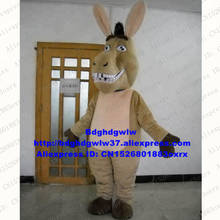 Burro marrom de shrek mascote traje adulto personagem dos desenhos animados terno bem-vindo o porteiro imagem promoção zx1996 2024 - compre barato