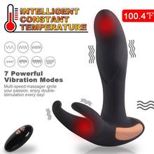 Male Vibrating Anal Vibrator Prostate Massager Butt Plug G spot Stimulator Remote Control Rechargeable Adult Sex Toy for Couples 2024 - buy cheap