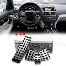 Car Accessories AT Brake Clutch Pedal Pad For Mercedes Benz W124 W202 W203 W140 W208 W210 W211 W220 R170 R171 R-Class 2024 - buy cheap