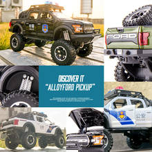 1:32 high simulation raptor F150 off-road alloy police car model children sound and light toy car for gifts 2024 - buy cheap