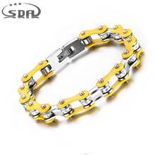 2019 SDA High Quality Bike Chain Bracelet Casual Style Real 316L Stainless Steel Motorcycle Chain Bracelet for Girls Women YM084 2024 - buy cheap