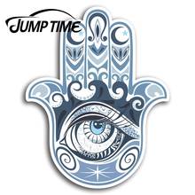 Pegatinas de vinilo impermeables para ordenador portátil, calcomanía de vinilo con diseño indio de Jump Time Hamsa Hand Om Ohm, ideal para regalo 2024 - compra barato