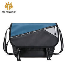 Bolsa de ombro masculina, bolsa casual esportiva tipo carteiro, transversal, para homens 2024 - compre barato