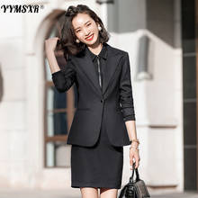 Women's Office Pants Suit Two-piece Suit High Quality 2021 New Ladies Blazer Elegant Skirt Job Interview Outfit Feminine 4XL 2024 - buy cheap