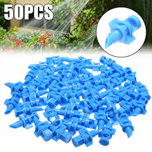 50pcs 90 Degre Atomization Misting Nozzle Water Control Sprayer Mist Sprinkler Connect with Irrigation Drip Hose 2024 - buy cheap