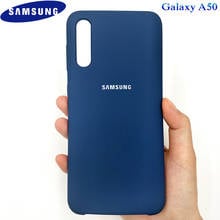 Galaxy A50 Case Original Samsung Liquid Silicone Case Soft Silky Shell Cover For Galaxy a 50 2019 A505 A505F SM-A505F 6.4'' 2024 - buy cheap