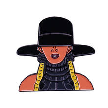 Beyonce emblema pop música festa moda broche 2024 - compre barato